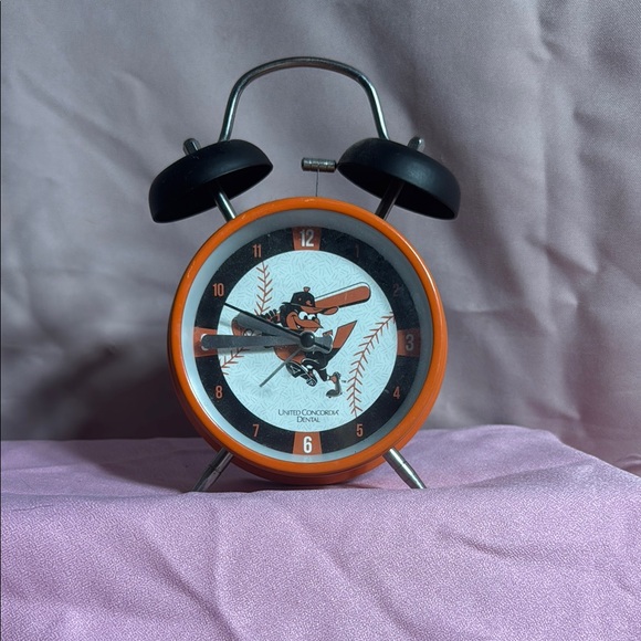 Orange and Black Wall Clock - Picture 1 of 2